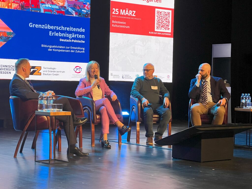 Transgraniczne Ogrody Doświadczeń – dyskusja panelowa podczas spotkania otwierającego projekt